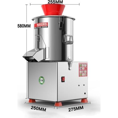 Food Cutter Commercial Electric Vegetable Shredder Particle Vegetable Trapping Machine Breeding And Feeding Chicken 750W