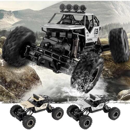 Kids Boy 1:16 Scale High Speed Remote Control Electric Fast Racing Off-Road Crawler Truck Vehicle RC Stunt Car Model Toy
