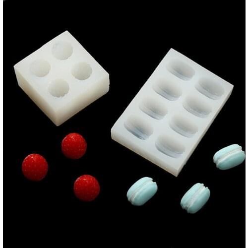 DIY silicone mold creative cake mold three-dimensional strawberry mold macaron bread mold wholesale cake mold kitchen tools