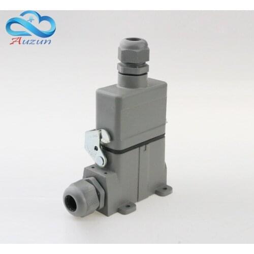 H10A - HA - 010-4 heavy duty connector 10 core and measure a single button aviation plug 16 a250v screw connection