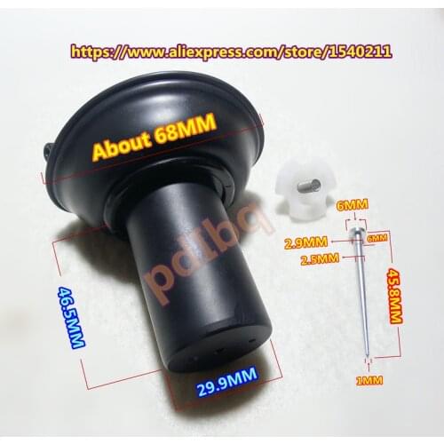 1PCS $ 11.5) HMHonda CB400SS Single cylinder motorcycle carburetor plunger diaphragm assembly (configured Jet needle)