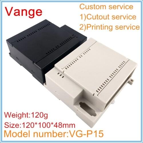 1pcs/lot mold made injection project box 120*100*48mm ABS plastic enclosures cases diy for Single-Chip Microcomputer