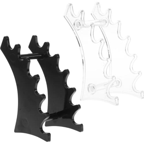 Makeup Brush Eyeshadow Pencil Pen Display Stand 6 Rooms Rack Organizer Holder M17F