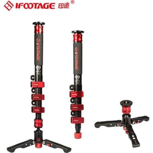 IFootage COBRA 2 C150 Lightweight camera Monopod 120CM Carbon Fiber/Aluminum Portable DSLR Video Monopod / Adjustable Camera Pod
