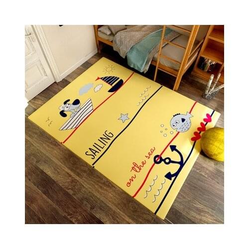 Cartoon Childrens Room Carpet Princess Baby Crawling Mat Kindergarten Bedside Blanket Bedroom Machine Washable