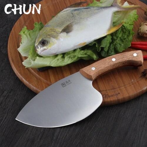 Chef Knife Round Blade Belly Sharp Filleting Knife Slicing Seafood Fish Aquatic Products Processing Tool Fishing Bait Knives