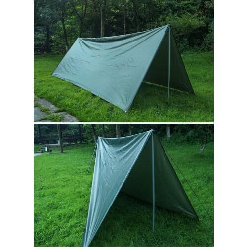 Lvju 10x20ft 3x6m Camping Tent Rain Fly Toldo Camping Shade Tarp For Fishing, Survival, Adventure, Picnic