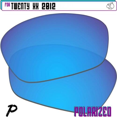 EZReplace Polarized Replacement Lenses for - Oakley Twenty XX 2012 Sunglasses - Blue P