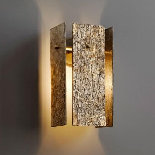 Post-modern luxury wall lamp simple living room dining room copper lamps creative design bedroom bedside light