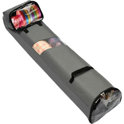 Handbag Poster Storage Boxe Nylon Christmas Hanging Gift Bags Tote Festival Wrapping Paper Gray Detachable Durable Removable