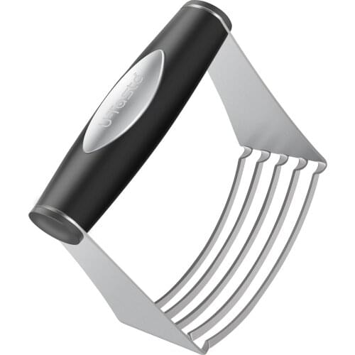 U-Taste Manual Pastry Blender Kitchen Dough Cutter Stainless Steel Blade Dough Mixer Professional Butter Lard Cutter Baking Tool