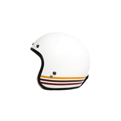 New Casco Moto Vintage Motorcycle Helmet Jet Capacetes De Motociclista Fiblerglass Cascos Para Moto Cafe Racer Open Face