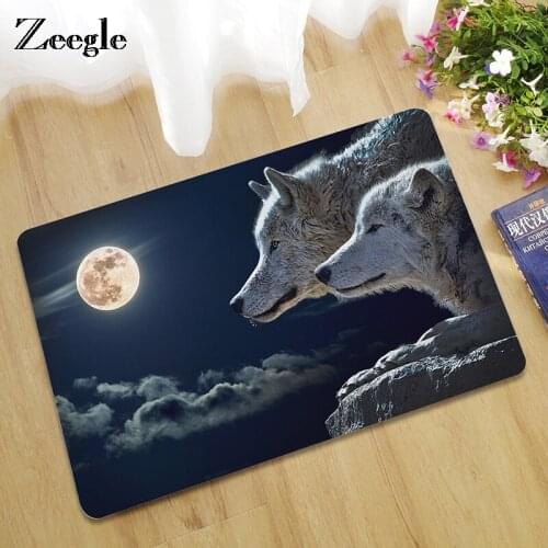 Zeegle Welcome Floor Mats Rubber Doormat Outdoor Anti-Slip Door Mats Kitchen Mats Living Room Rug Bathroom Carpet Bedroom Carpet