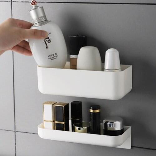Ladies Cosmetic Storage Rack Shelves Bathroom Accessories Storage Box Wall Hanging Debris Box Makeup Organizer Jewelry Organizer