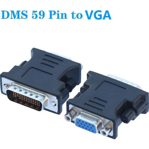 1piece 59 pin to VGA male to female DMS-59 to VGA adapter for video card