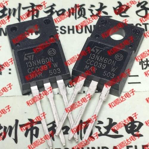 10pcs/lot STF13NM60N 13NM60N New stock TO-220F