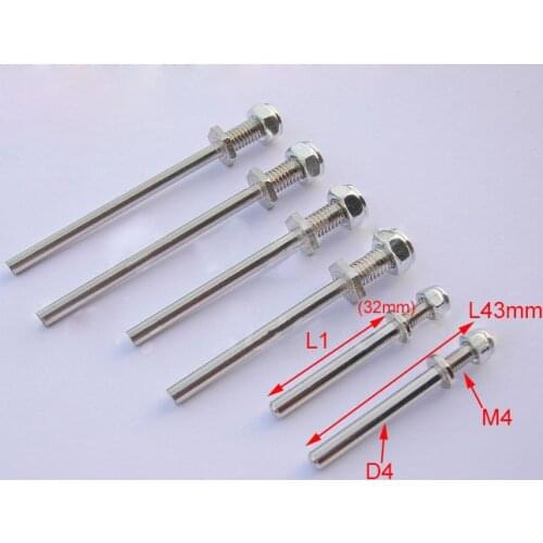 6Pcs 3mm 4mm 5mm Steel Wheel Axle Landing Gear Wheel Axle Lock for DIY RC Airplane Fixed Wing Model