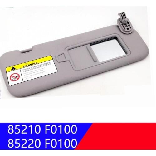 85210F0100 85220F0100 Sun visor Light baffle Cosmetic mirror for hyundai Elantra AD 2016-2019 85210F0100TX 85220F0100TX