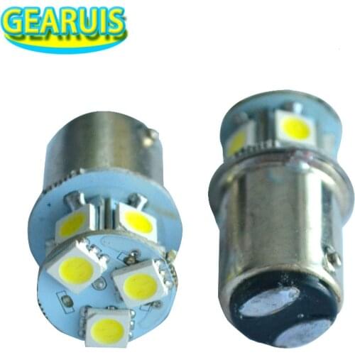 100X Truck LED 24V S25 P21/5W BAY15D 1157 8 SMD 5050 LED 8SMD Car LED Brake Light Automobile Lamp Wedge Bulbs Cold white 24V