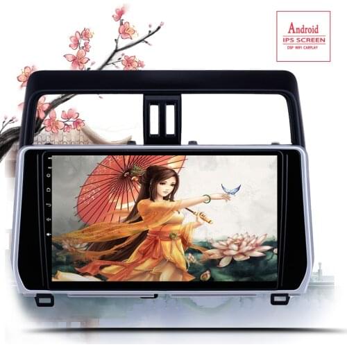 Car Radio For Toyota Land cruiser Prado 150 2018 2019 2020 2 din Android 10.0 Autoradio Multimedia GPS DVR Camera RAM 6GB USB FM