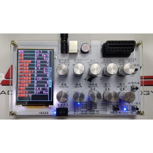 Automobile ECU simulator/OBD simulator/J1939/OBD II/ELM327 development test