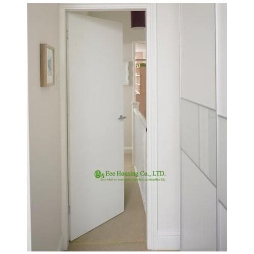 White flush interior wood doors, modern flush Doors, apartment internal doors for sale
