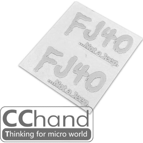 FJ side window sticker for CChand RC4WD FJ40 1:10 RC Car Toy