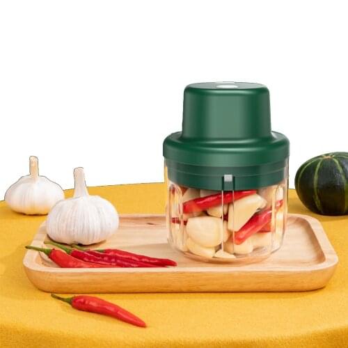 Kitchen Gadget Mini Food Chopper Electric Garlic Mincer Ginger Vegetables Shredder Dicer For Kitchen Portable For BBQ Camping