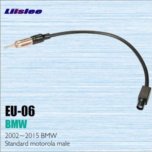 Liislee Car Radio Antenna Adapter Cable Wire For BMW 2002-2015 Aftermarket Stereo CD DVD GPS Installation Kits Accessories