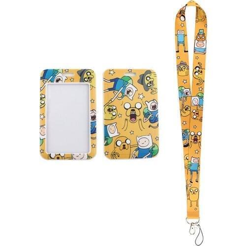 MD382 DMLSKY Cartoon Necklack Lanyard Key Gym Strap Multifunction Phone Decoration With Card Holder Cover