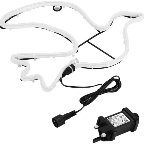 Pigeons Shape Neon Sign Night Light Home Room Wall Decor Love Ornament Coffee Bar Mural Craft Festival Xmas