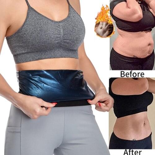 Premium Polymer Waist Trimmer for Women Waist Trainer Sauna Belt Neoprene-free Waist Cincher Fitness Sauna Slimming Belt