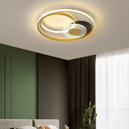 LED Ceiling Lamps round living room Natural Light Warm/Cold White Modern Home Bedroom Kitchen Indoor Lighting Decorative lights