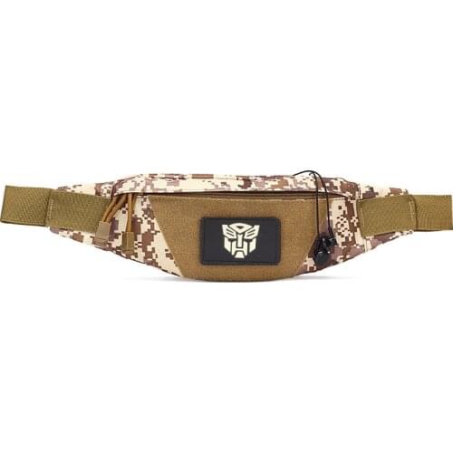 Tactical Army camouflage walking small bag fitness casual outdoor sports slow running small waist bag mini waist bag