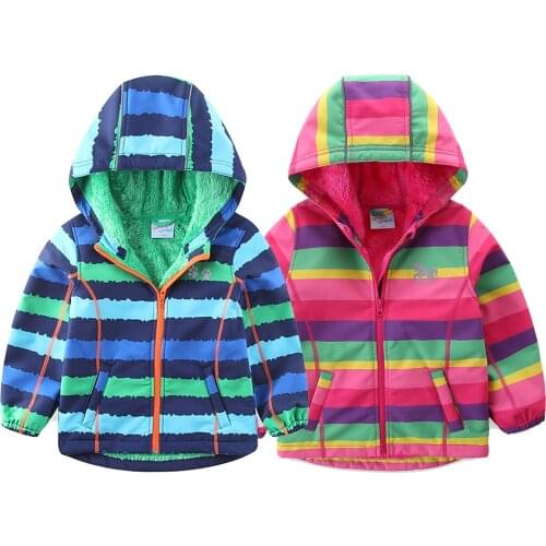 Umkaumka Cool Jackets for Boys Windproof fleece Jacket Softshell Waterproof Hoodie 86-122