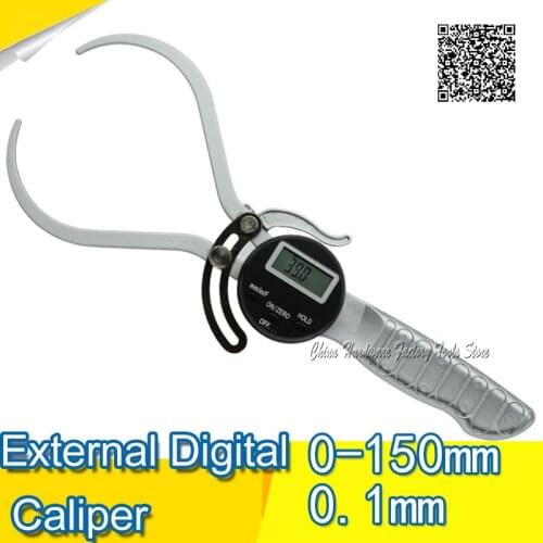External digital caliper 0-150mm. Outside caliper. Caliper gauge sheet Thickness Gauge Power