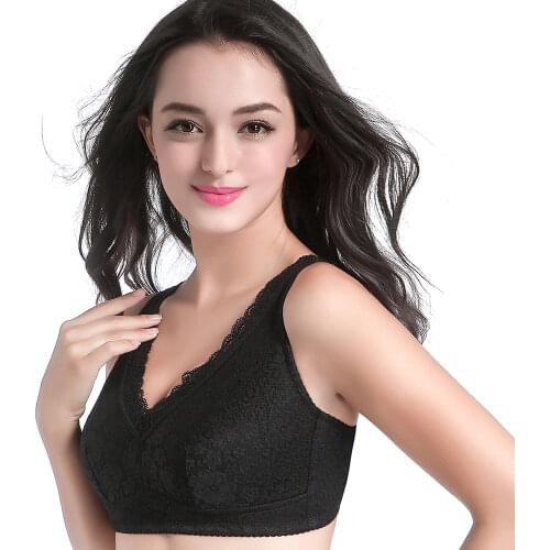 Fikoo Women Bras Push up Sexy Top Lace Vest Bra Black Beige Big Size Underwear Lingerie Fashion Vestidos Roupas Femininas Saias