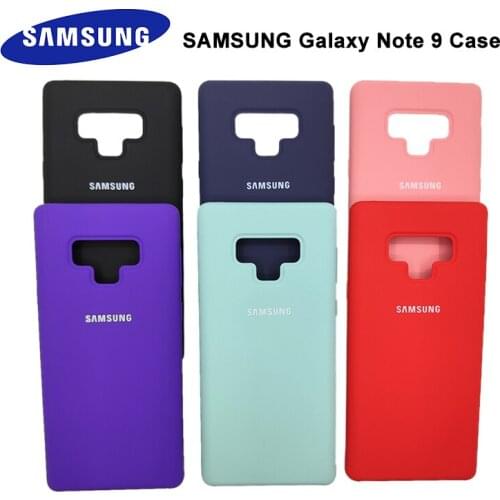 Samsung Galaxy Note 9 Note9 Liquid Silicone Case Silky Soft-Touch Shell Cover Protective Back Cover For Galaxy note 9 phone case