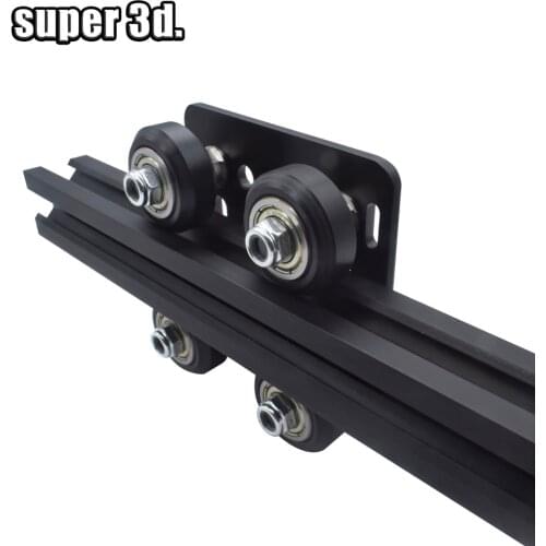 1set 3D Printer parts Openbuilds V gantry plat set special slide plate pulley for 2020 /2040 V-slot aluminum profiles wheels