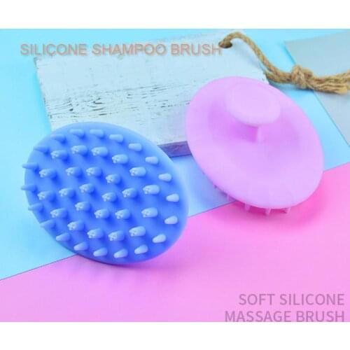 1Pcs Silicone Shampoo Brush 36 Comb Teeth Scalp Massager Massage Comb Bathroom Massage Brush Shower Brush Comb Care Tool