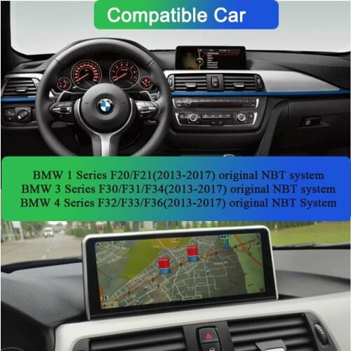 Android 10.0 Car Multimedia Player 10.25 Inch Navigation GPS NBT CAR DVD Radio for BMW Series 3/4 F30 F31 F34 F32 F33 F36