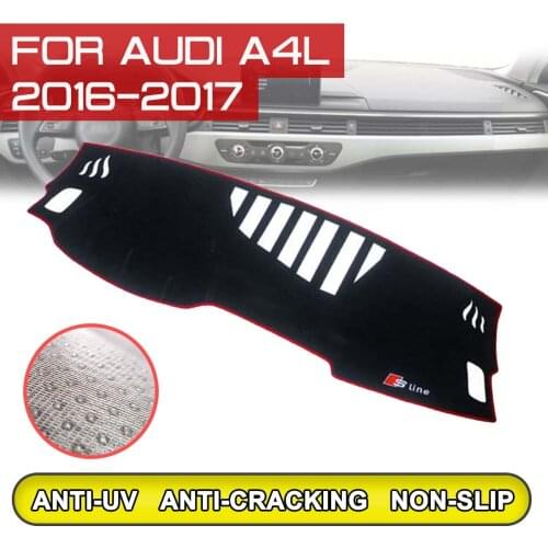 For Audi A4L 2016 2017 Car Dashboard Mat Anti-dirty Non-slip Dash Cover Mat UV Protection Shade Sticker