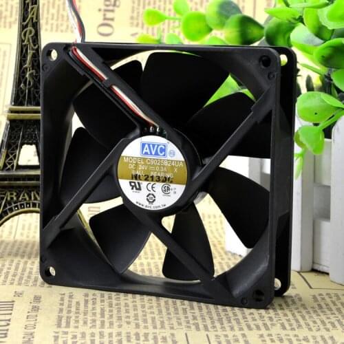 FOR AVC 9025 24V 0.3A 9CM 9cm Inverter Cabinet Cooling Fan C9025B24UA