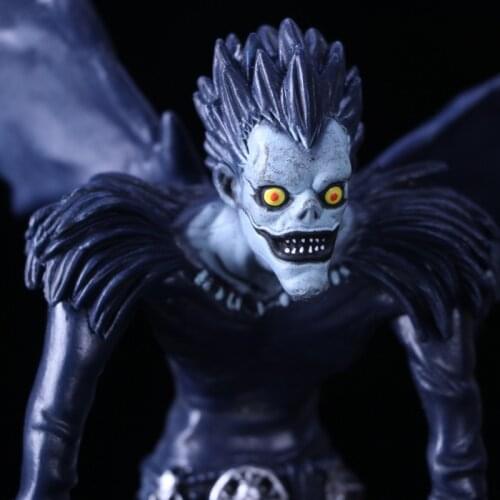 24CM New Anime Death Note Deathnote L Ryuuku Ryuk Rem PVC Action Figure Anime Collection Model Statue Toy Dolls