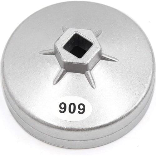 Uxcell 909 Aluminum Alloy Car 92mm Inner Dia 15 Flute Oil Filter Cap Wrench Socket Removal Tool