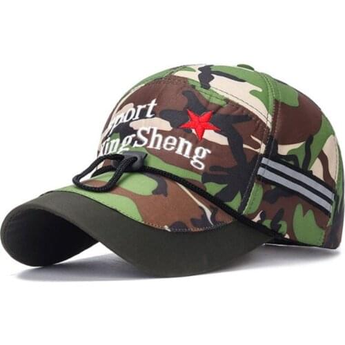 Embroidered letter Mens Caps Camouflage Hunting Fishing Men Baseball Cap Summer Fisher Man Hat For Men Casual Bone Casquette