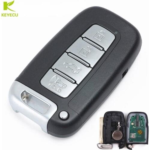 KEYECU 4 Button Relacement Smart Remote key Fob 433MHz ID46 Chip for Kia Soul Sportage 2011-2013 FCC ID: SY5HMFNA04