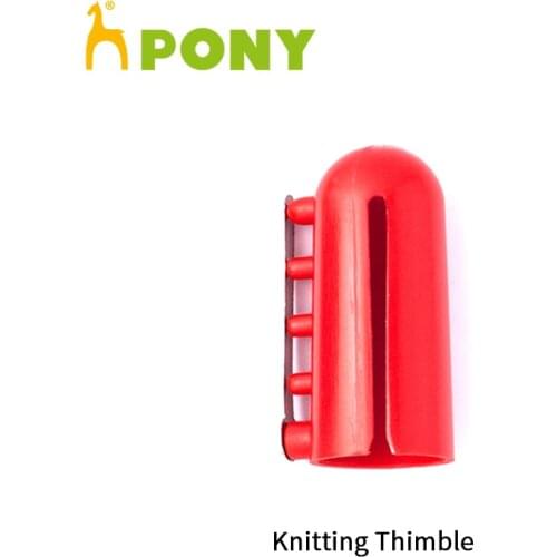 Pony Knitting Thimble for Knit Knitting Accessory