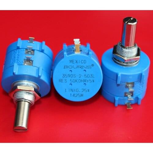 ORIGINAL 3590S-2-503L 50K BOURNS precision multi-turn potentiometer adjustable resistance switch