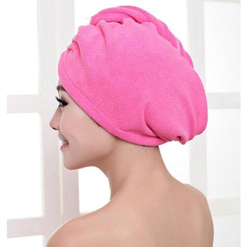 5 Colors Drying Hair Towel Hair Magic Quick Dry Microfiber Bath Hair Towel Drying Turban Wrap Cap Spa Bathing Hat